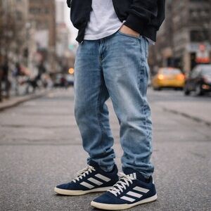 Adidas Copa Suede Sneakers Navy White Classic Casual Shoes Men’s 11